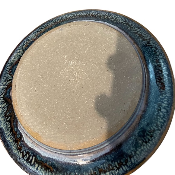 Vintage Midcentury Studio Pottery Plate with Pine Tree Design, Wall Decor - Picture 5 of 8